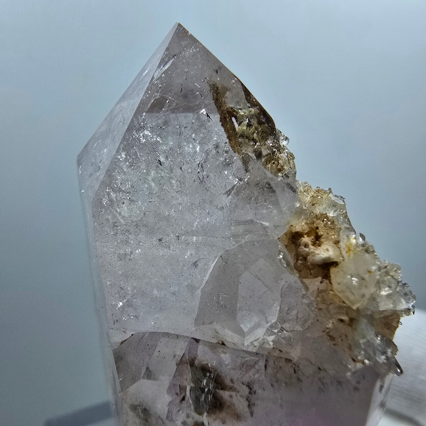Sceptre d'améthyste fantôme Enhydro, 1x Goboboseb de poche Bubble Valentine Namibie 66*39*25mm