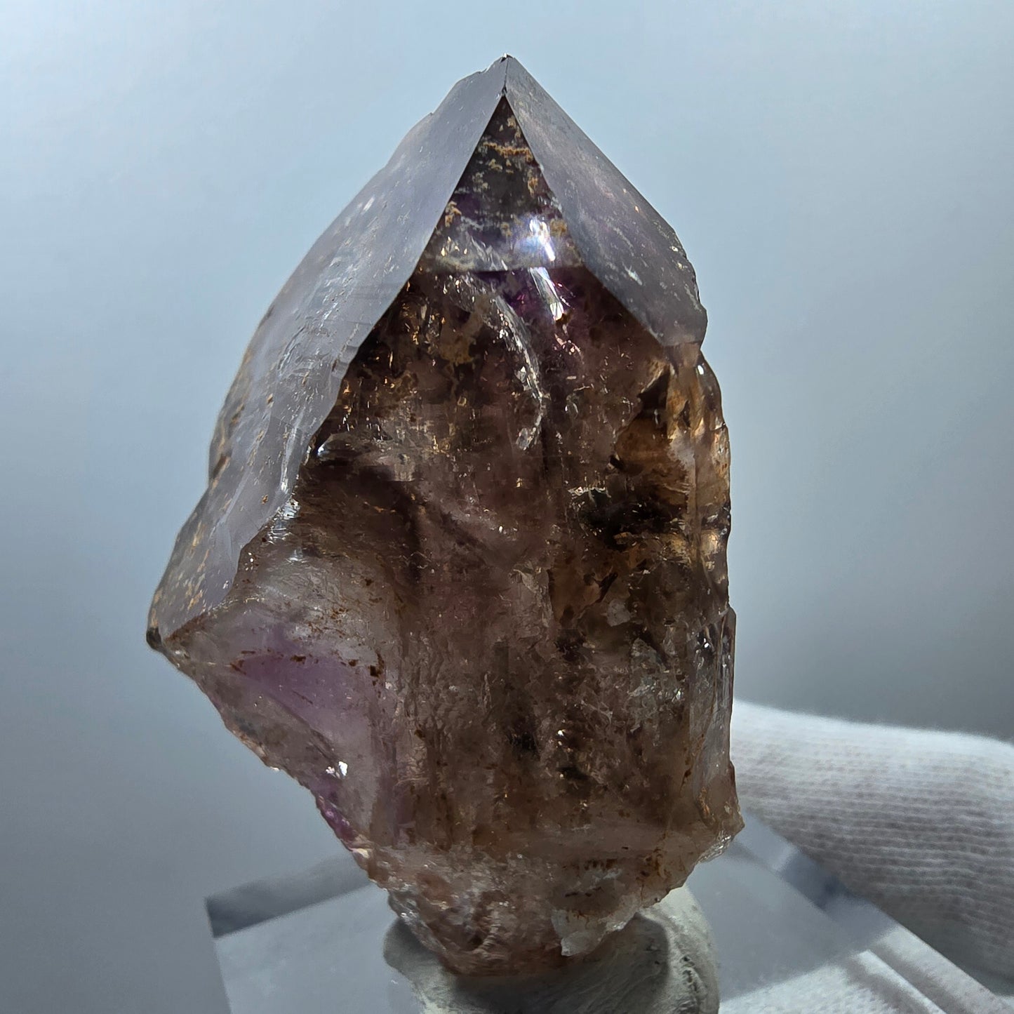 Enhydro Skeleton Phantom Amethyst Scepter, 1x Bubble Valentine Pocket Gobo. Namibia 63*50*29mm