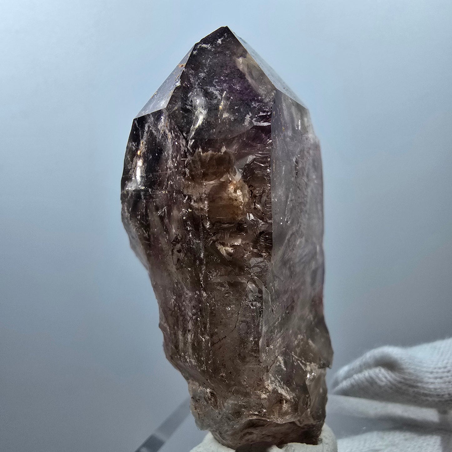 Enhydro Skeleton Phantom Amethyst Scepter, 1x Bubble Valentine Pocket Gobo. Namibia 63*50*29mm