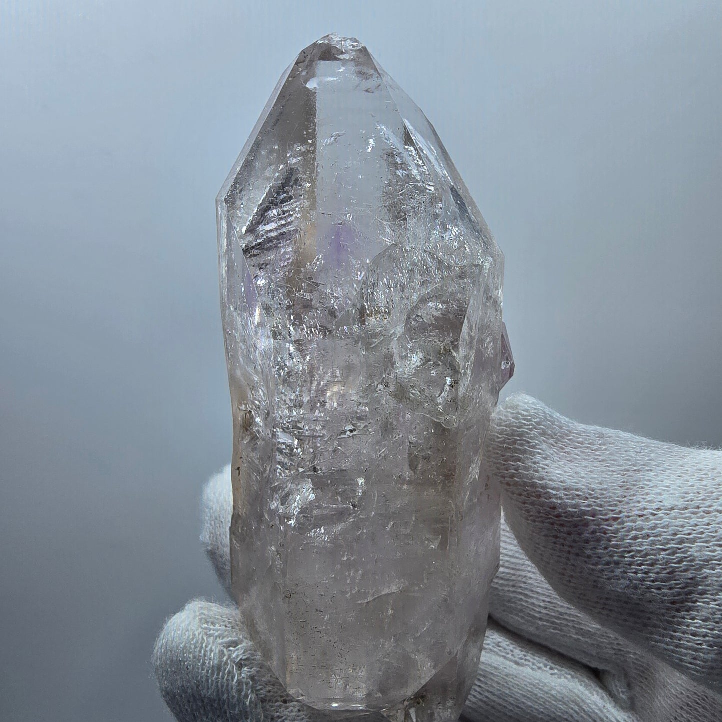 Phantom Amethyst Skeleton DT Scepter Valentine Pocket Goboboseb Namibia 91*41*30mm