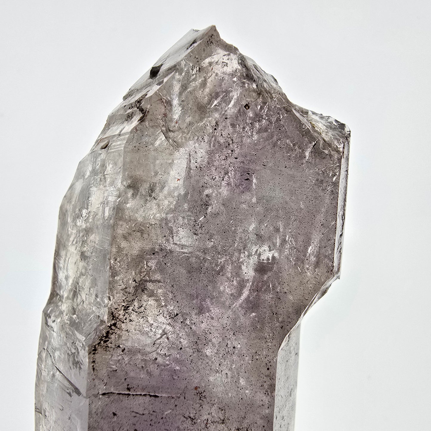 Sceptre d'améthyste squelette Enhydro DT UV Calcite 2x Bubble Valentine Pocket Namibie 106*35*26mm