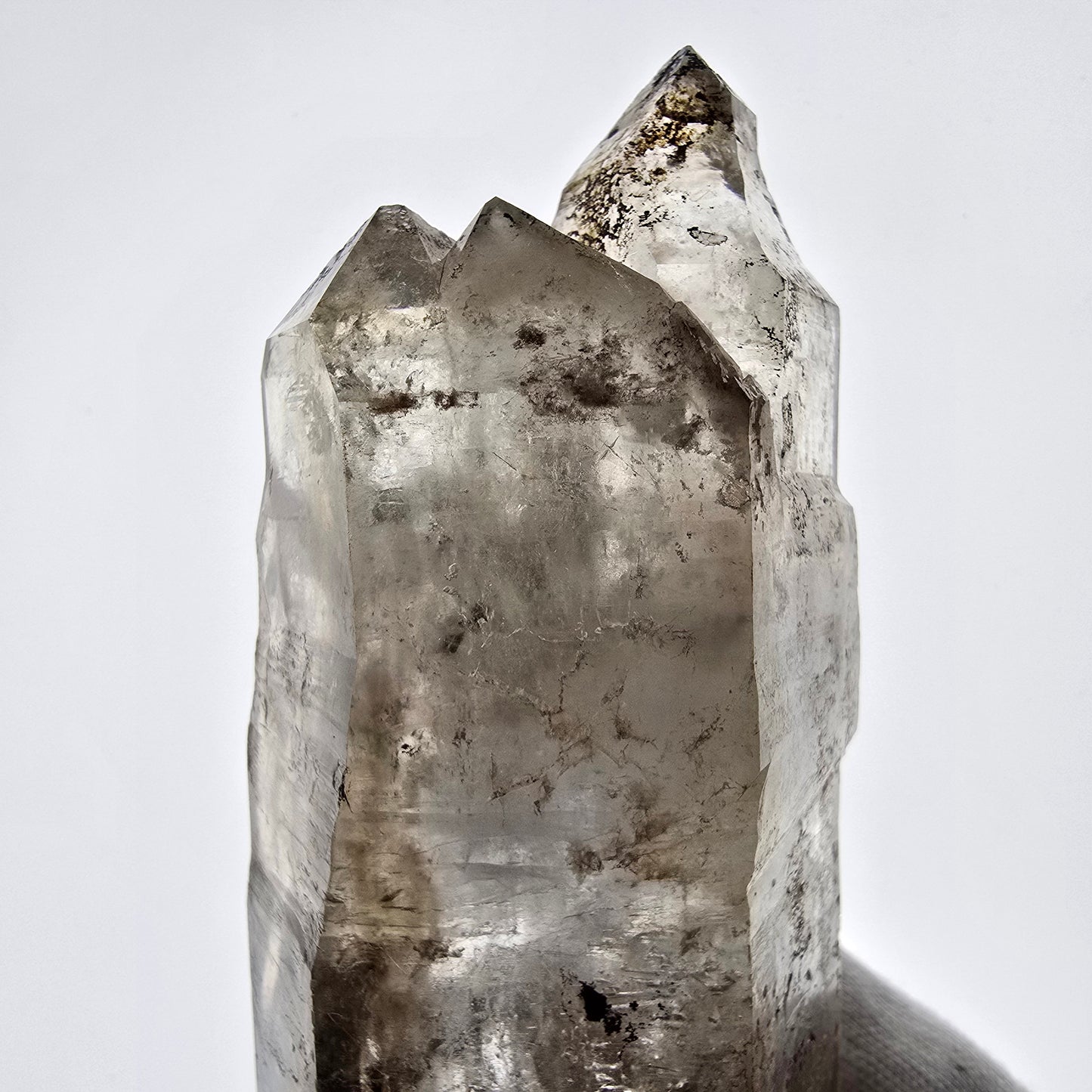 XL Skeleton Phantom Smoky Quartz DT Sceptre Valentine Pocket, Namibie 183*56*44mm