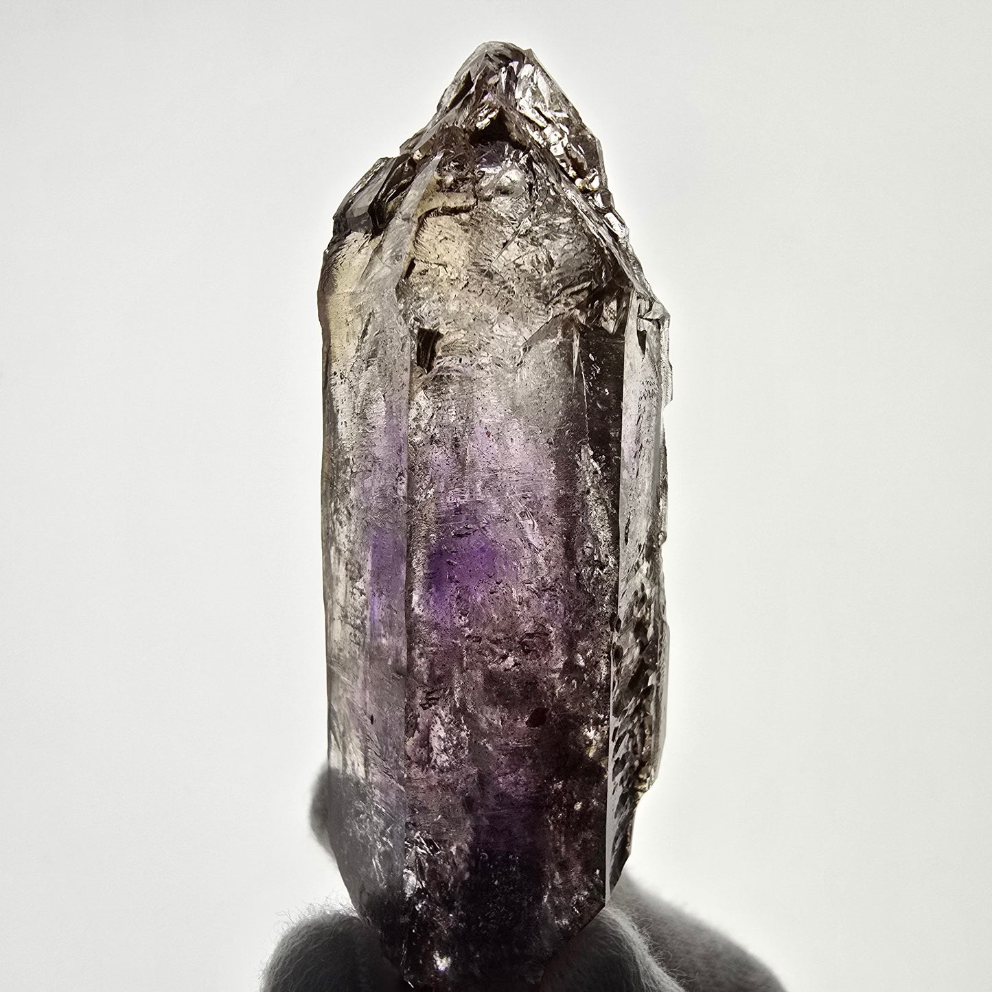 Sceptre d'améthyste squelette Enhydro, 3x Bubble Valentine Pocket Goboboseb Namibie 78*27*23mm