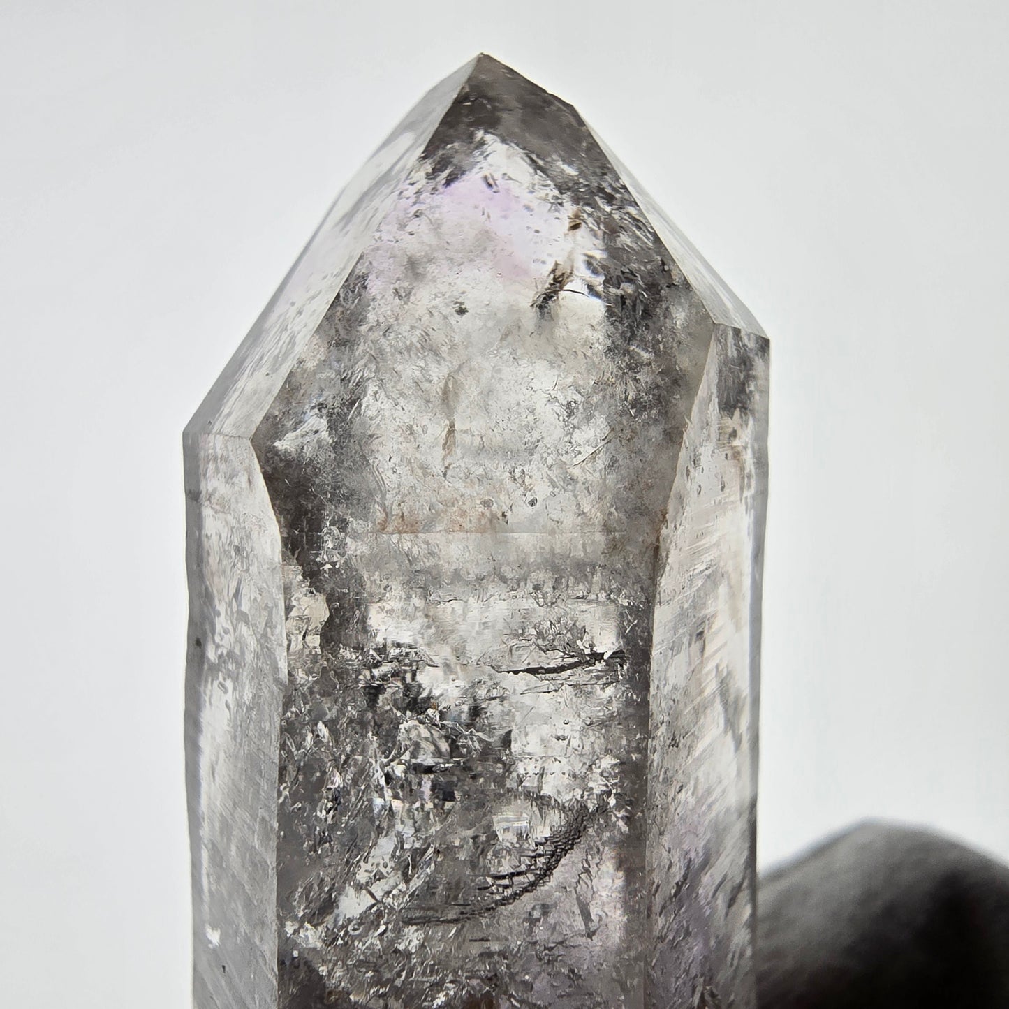 Enhydro Skeleton Amethyst DT Scepter 4x Bubble Valentine Pocket Goboboseb Namibie 122*31*26mm