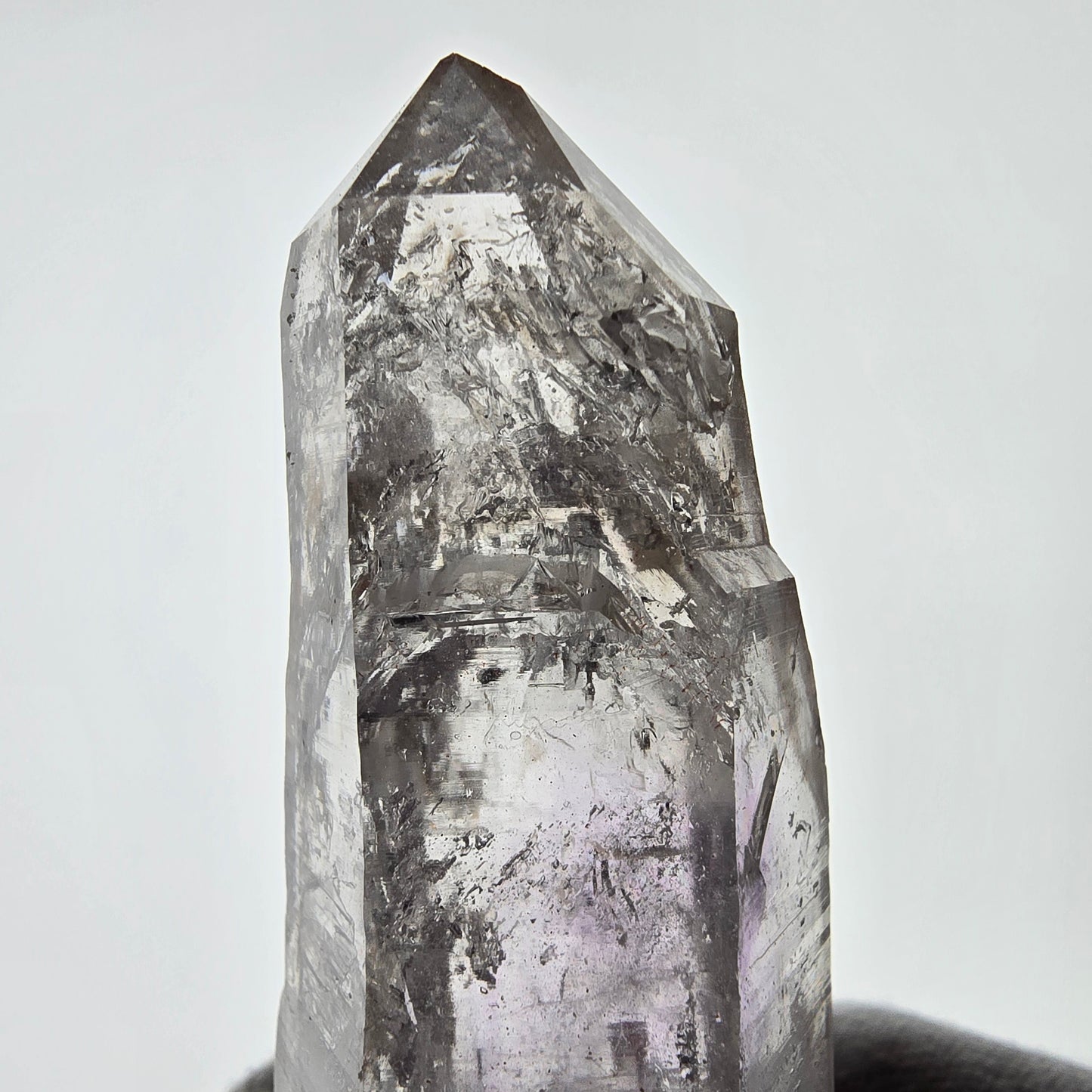 Enhydro Skeleton Amethyst DT Scepter 4x Bubble Valentine Pocket Goboboseb Namibie 122*31*26mm