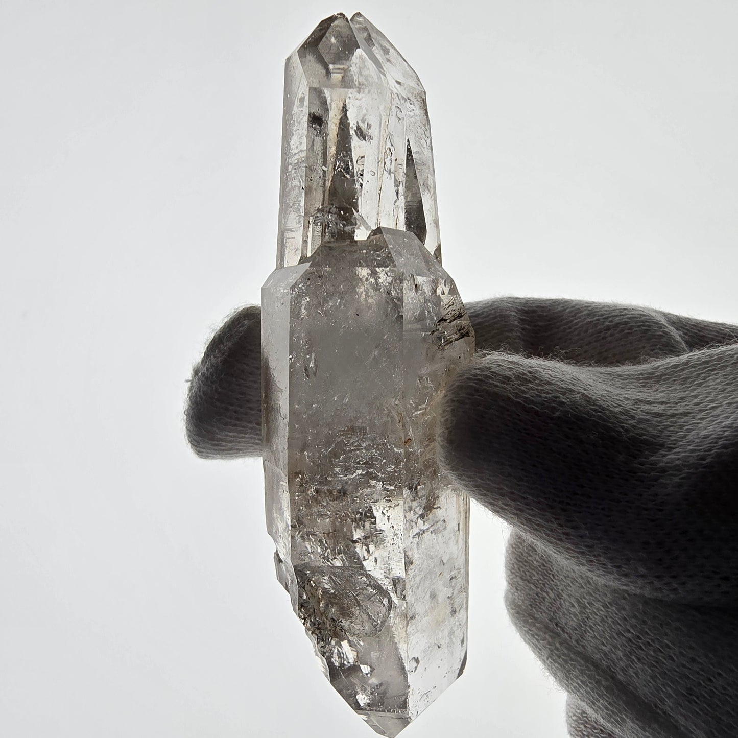 Skeleton Phantom Smoky Quartz DT Scepter Valentine Pocket Goboboseb Namibia 80*26*17mm