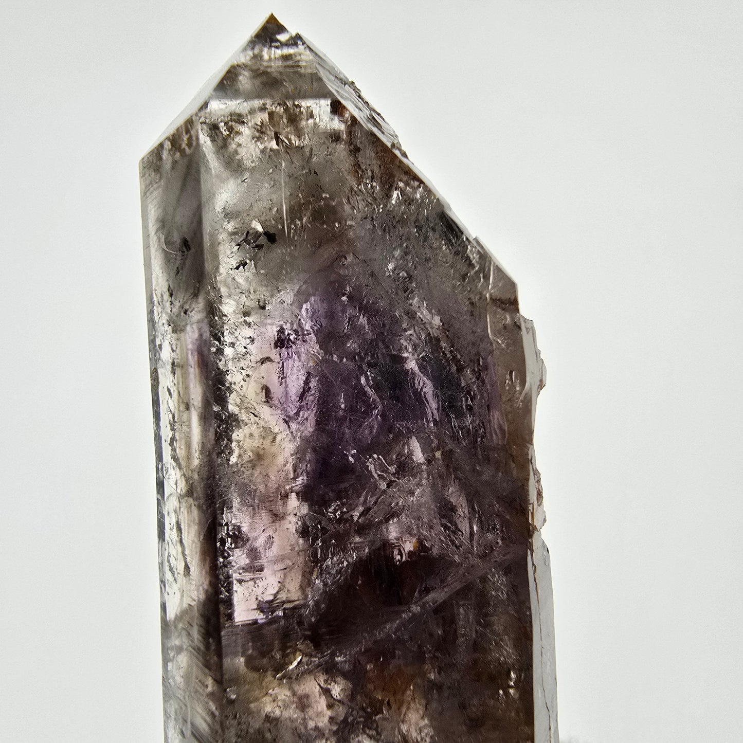 Améthyste fantôme Enhydro, 1x Bubble Streep Mine, Namibie 76*23*16mm
