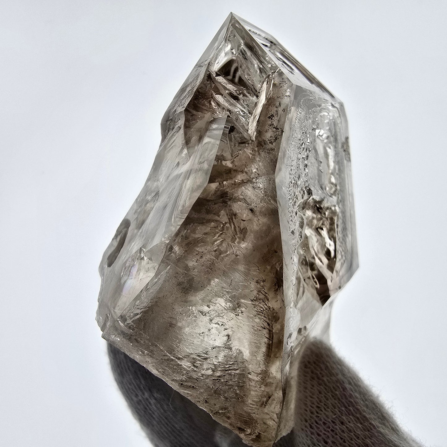 Skeleton Phantom Smoky Quartz Scepter Valentine Pocket Goboboseb Namibia 68*63*38mm