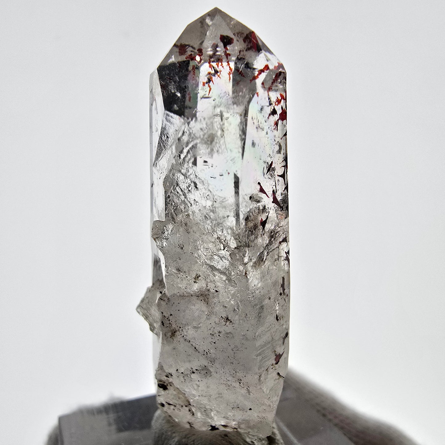 Quartz fumé Harlequin Phantom, mine Point Streep, Goboboseb, Namibie, 44 x 17 x 12 mm