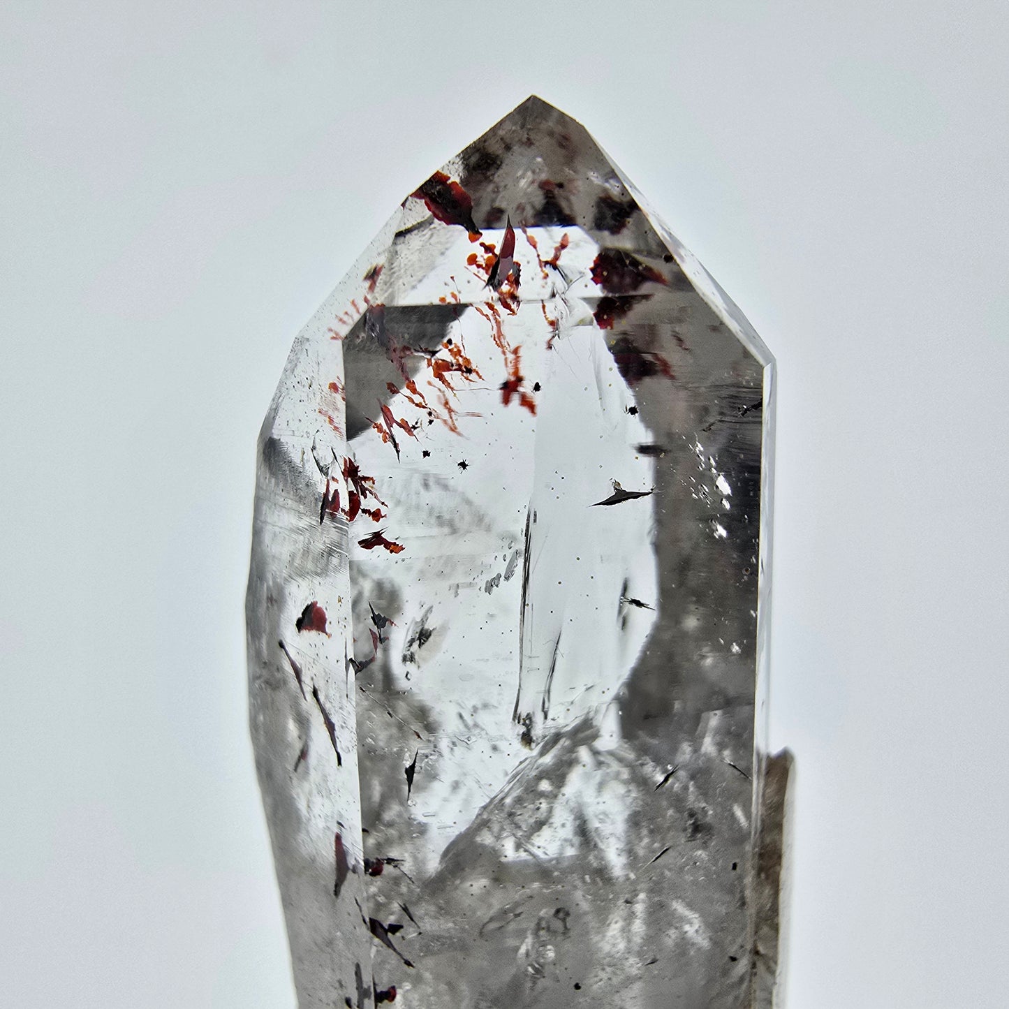 Quartz fumé Harlequin Phantom, mine Point Streep, Goboboseb, Namibie, 44 x 17 x 12 mm