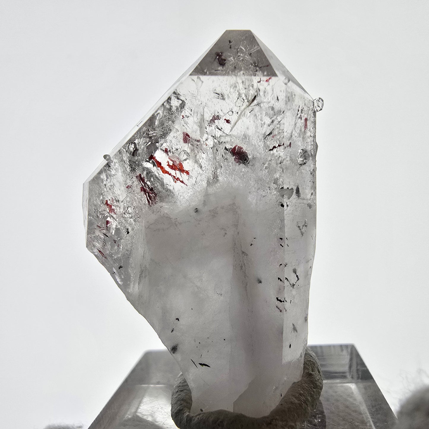Harlequin Phantom Smoky Quartz with Analcim Streep Mine, Goboboseb, Namibia 37*23*13mm