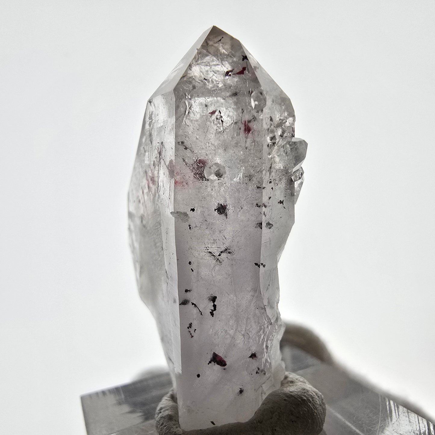 Harlequin Phantom Smoky Quartz with Analcim Streep Mine, Goboboseb, Namibia 37*23*13mm