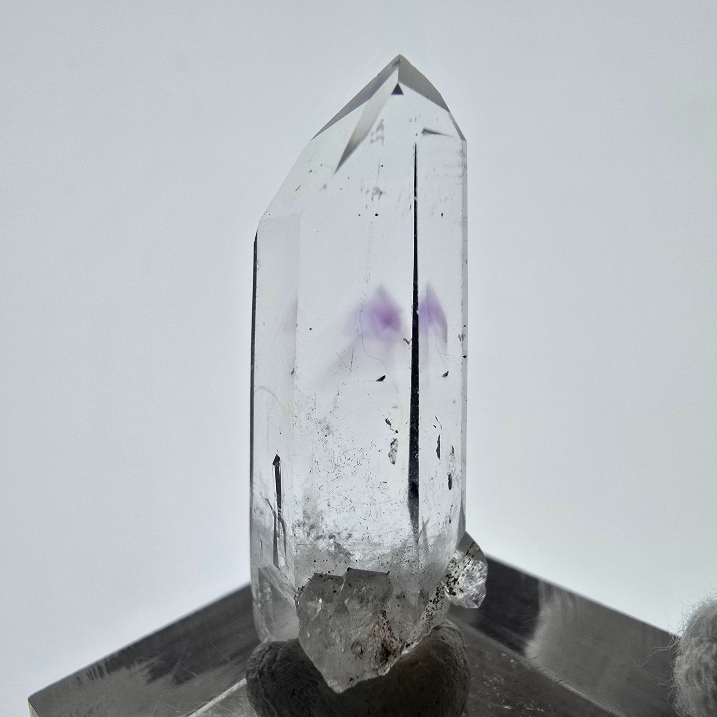 Phantom Amethyst with Analcim Streep Mine, Goboboseb, Namibia 33*11*11mm