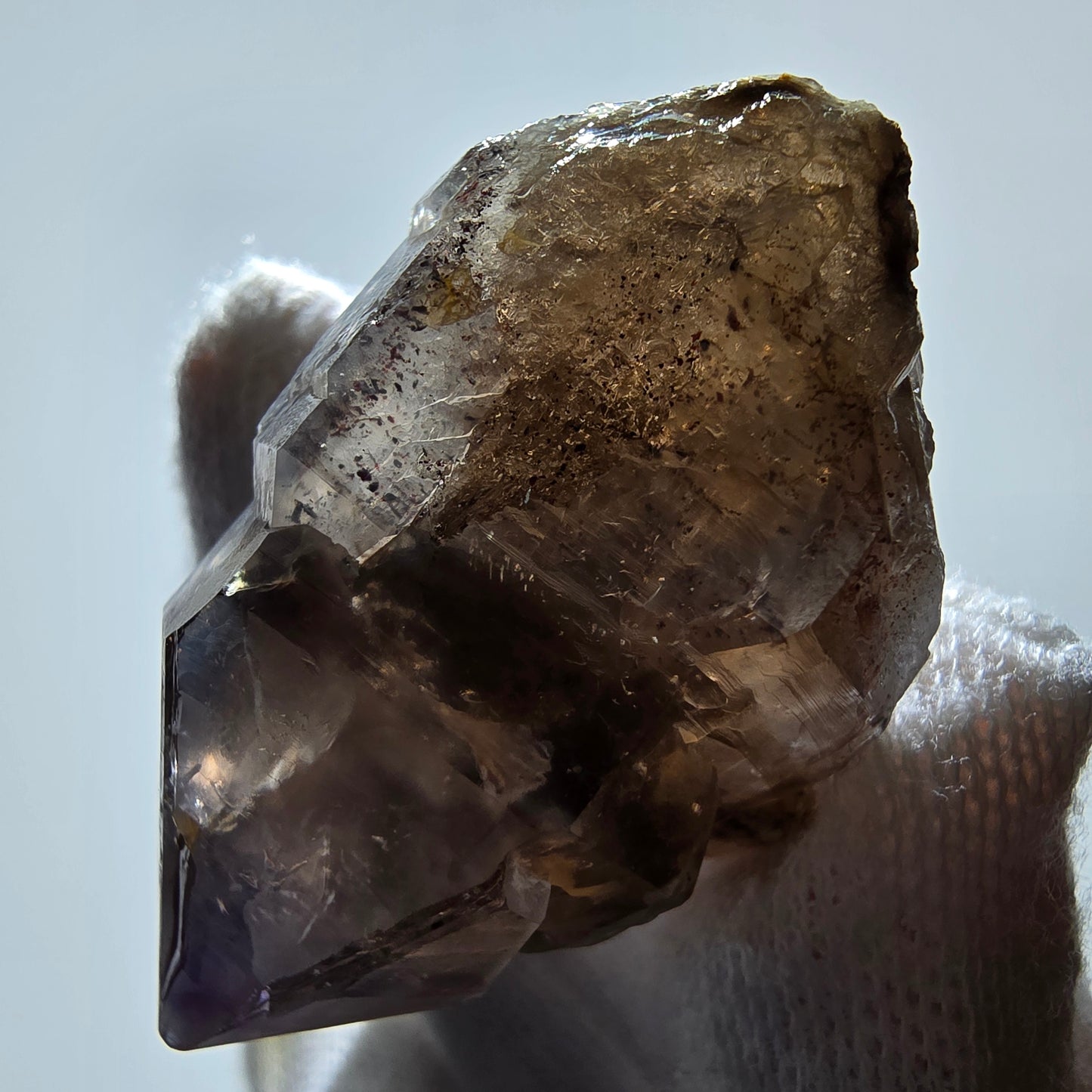 Seltene Phantom Amethyst Zepter Stufe Brandberg, Namibia 48*47*35mm