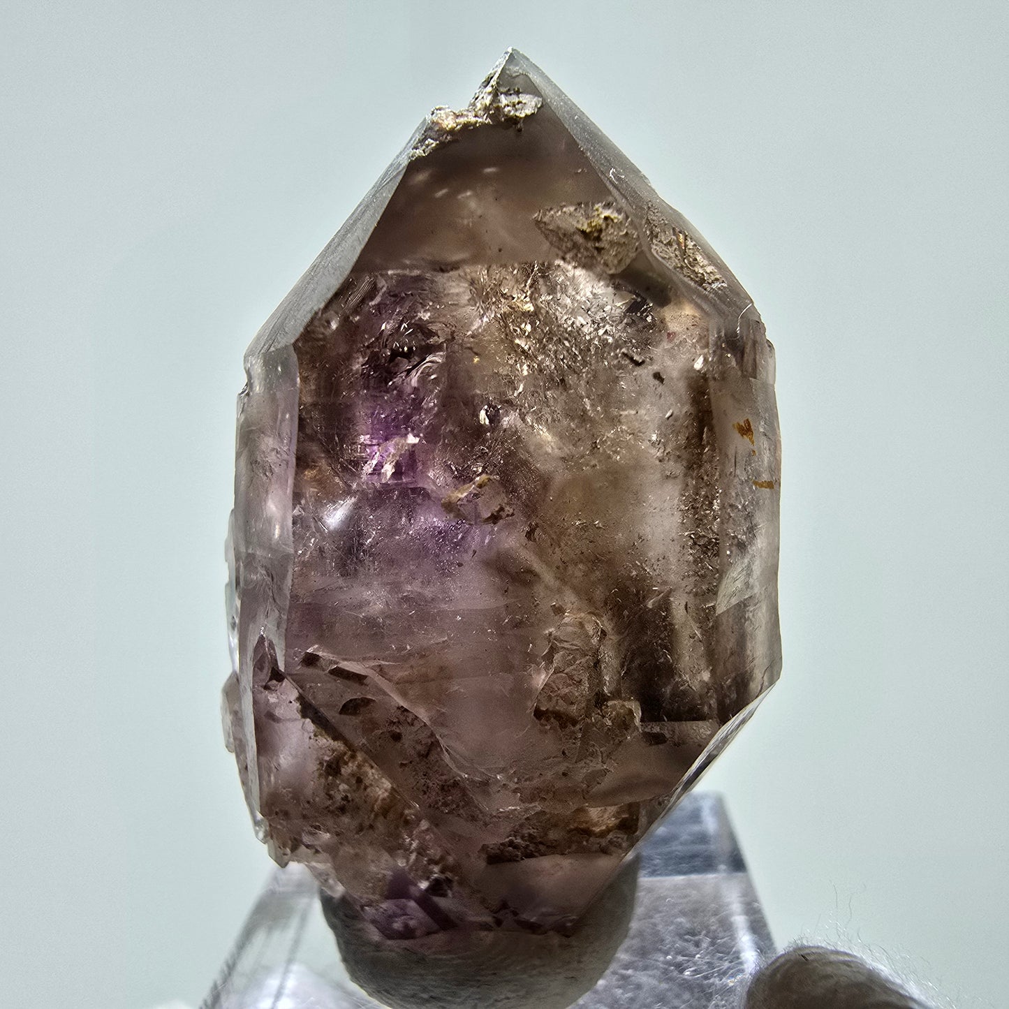 Améthyste fantôme rare DT Scepter Point Brandberg, Namibie 45*28*23mm