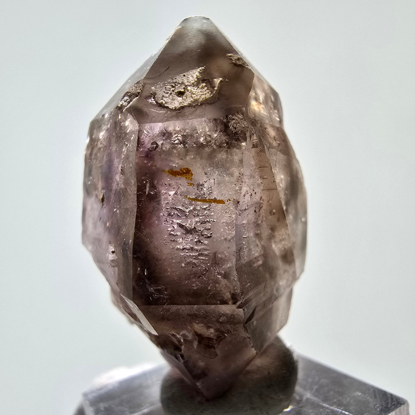 Améthyste fantôme rare DT Scepter Point Brandberg, Namibie 45*28*23mm