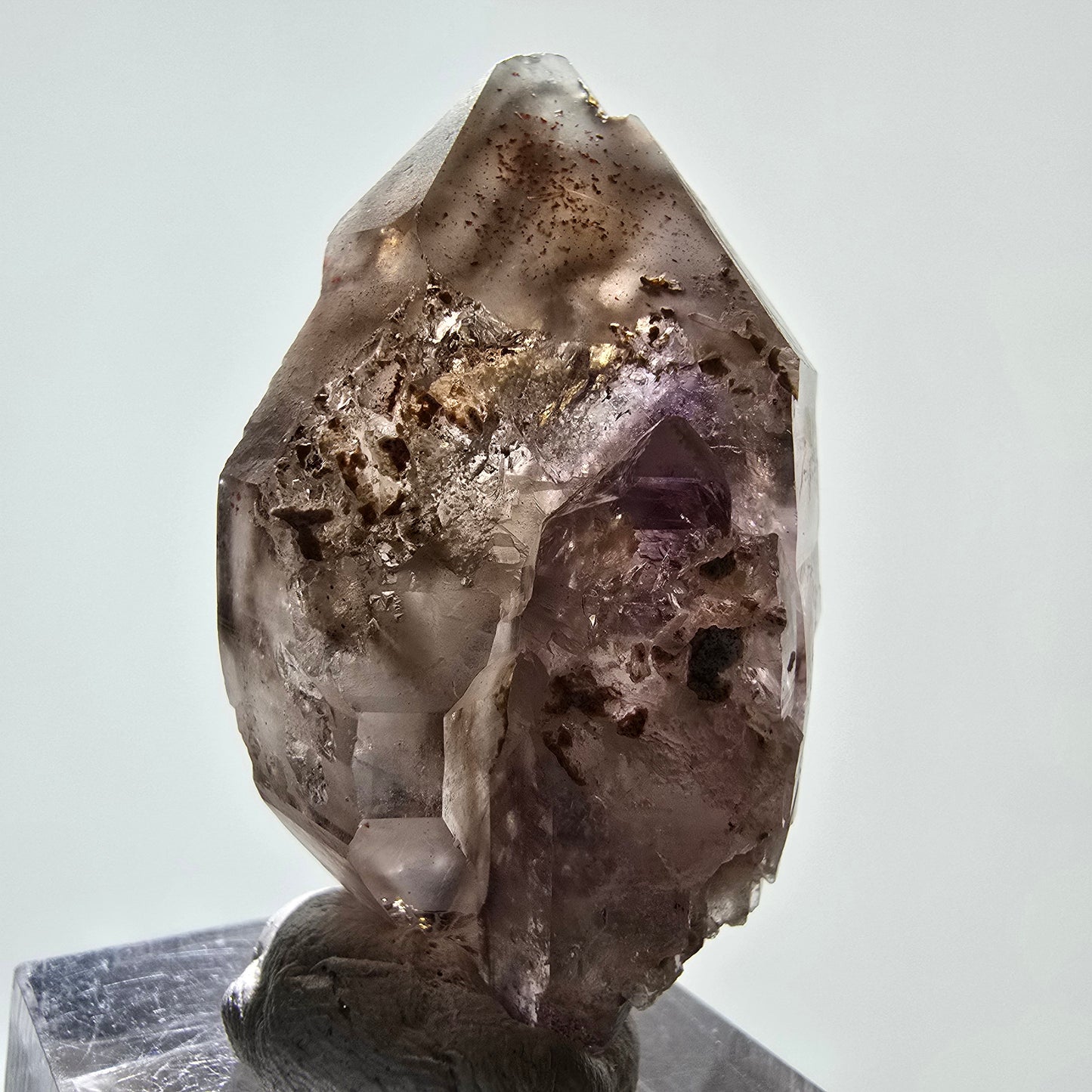 Améthyste fantôme rare DT Scepter Point Brandberg, Namibie 45*28*23mm