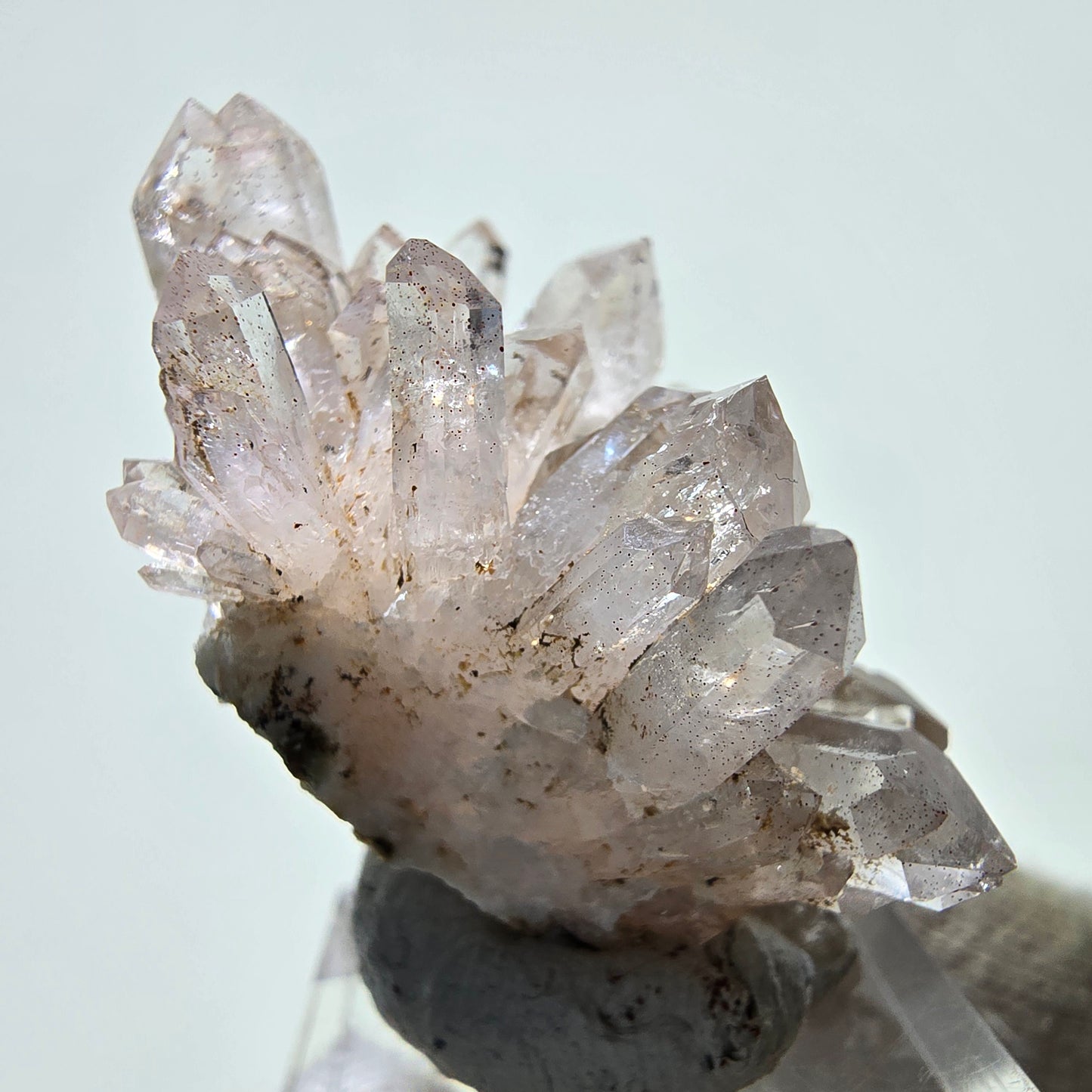 Phantom Smoky Quartz Scepter Cluster Valentine Pocket, Namibia 46*43*25mm