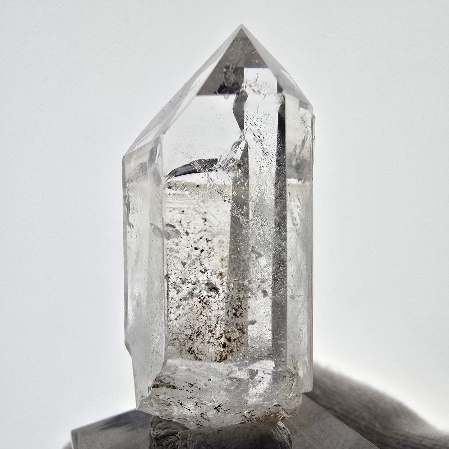Phantom Smoky Quartz DT Scepter Valentine Pocket, Namibia 45*24*16mm
