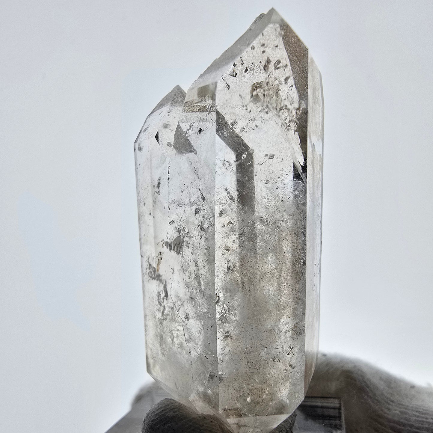 Phantom Smoky Quartz DT Scepter Valentine Pocket, Namibia 48*24*17mm