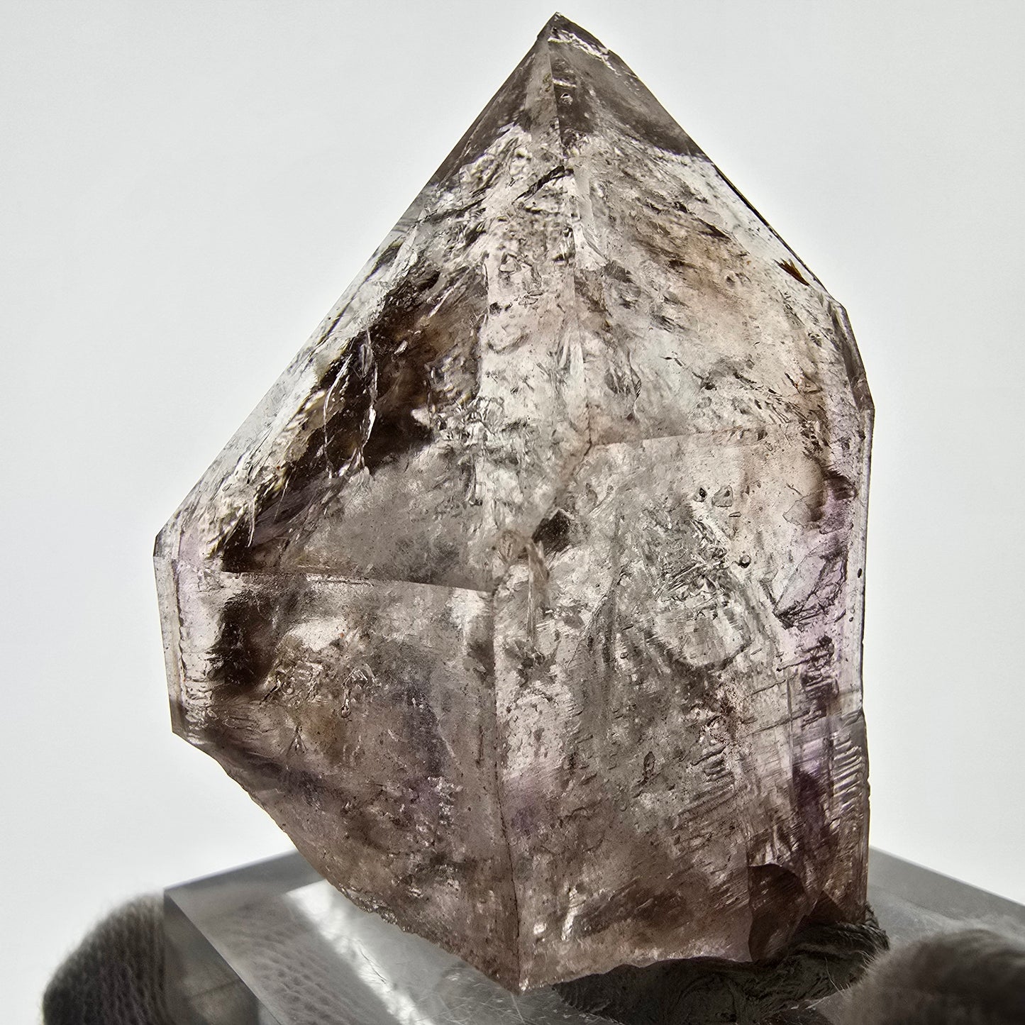 Enhydro Skeleton Amethyst Scepter, 5x Bubble (large) Valentine Pocket, Namibia 61*43*29mm