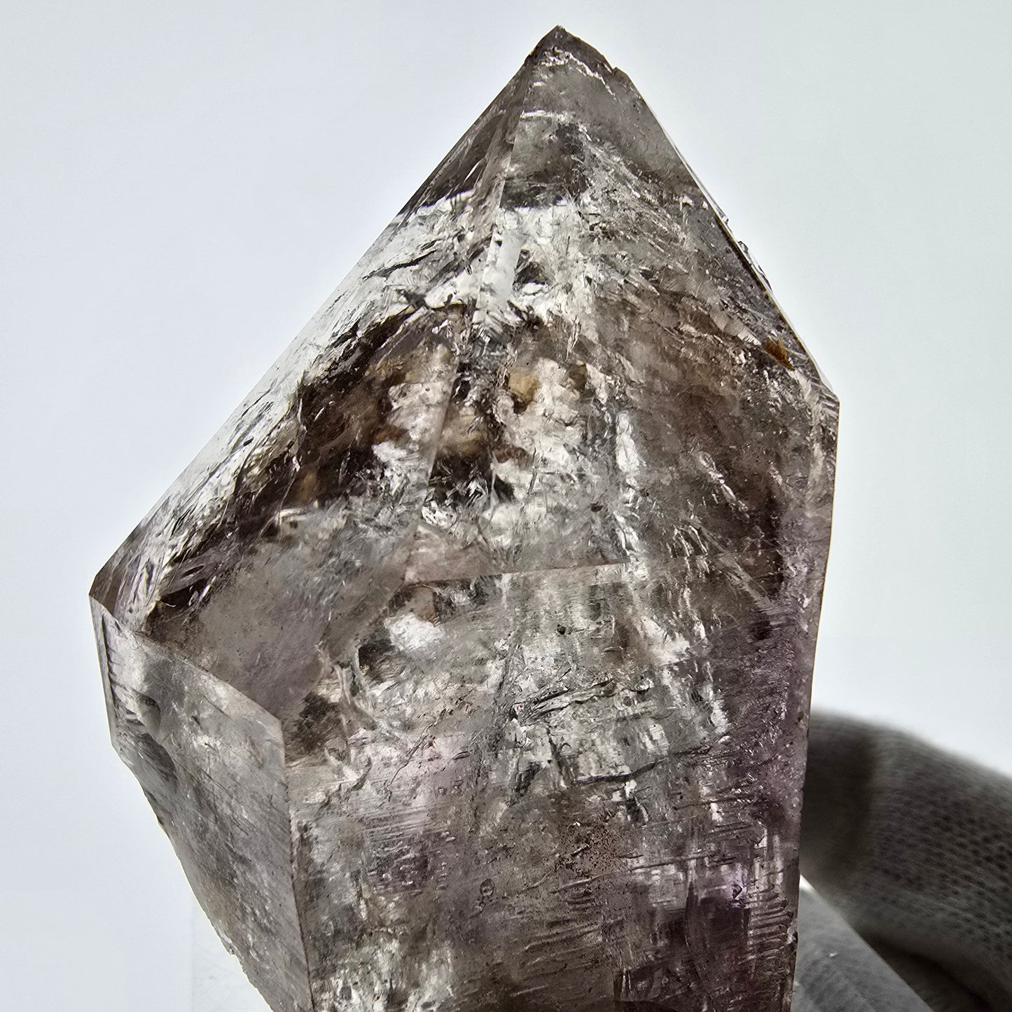Enhydro Skeleton Amethyst Scepter, 5x Bubble (large) Valentine Pocket, Namibia 61*43*29mm
