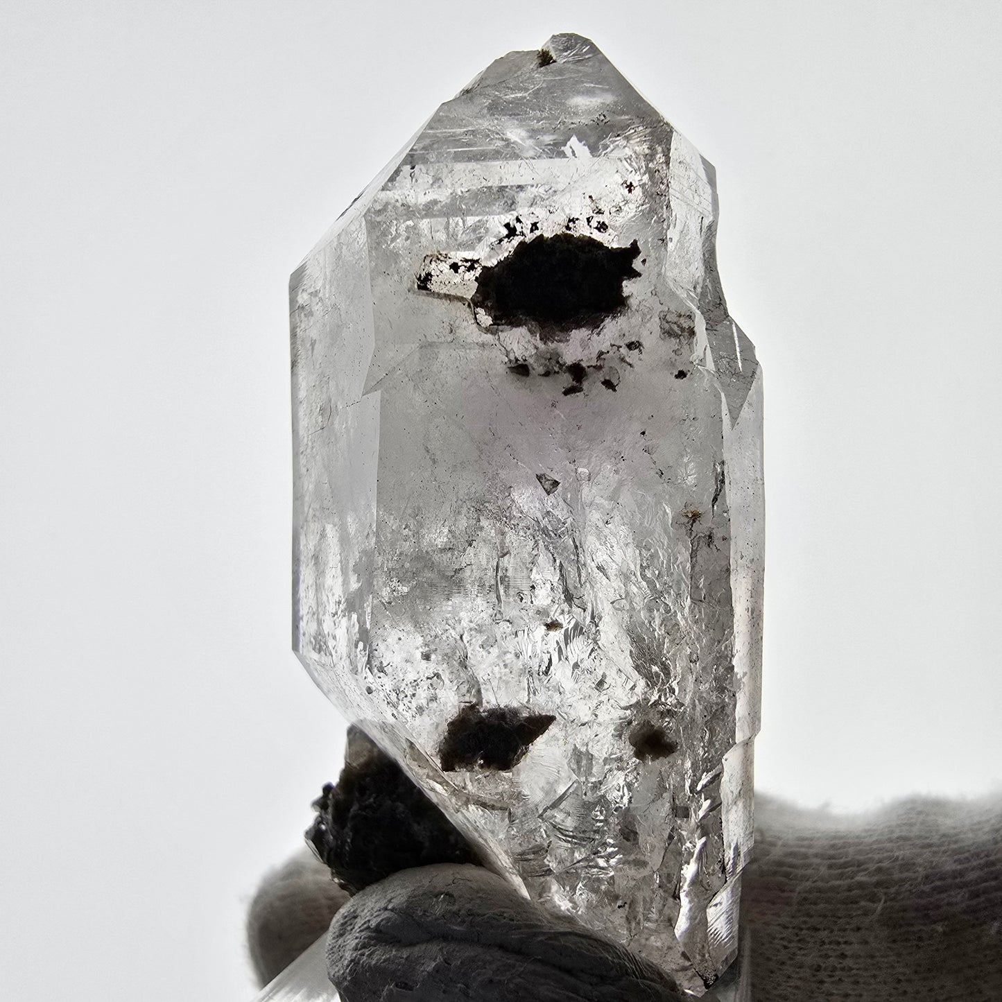 Skeleton Phantom Amethyst Scepter, UV Calcite Valentine Pocket, Namibia 60*30*23mm