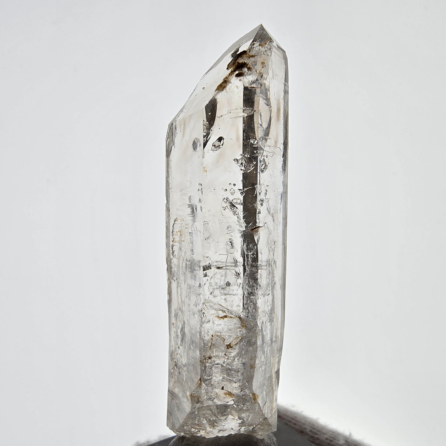 Sceptre squelette en quartz fumé Enhydro, 1 pochette bulle Saint-Valentin, Namibie 65 x 20 x 14 mm