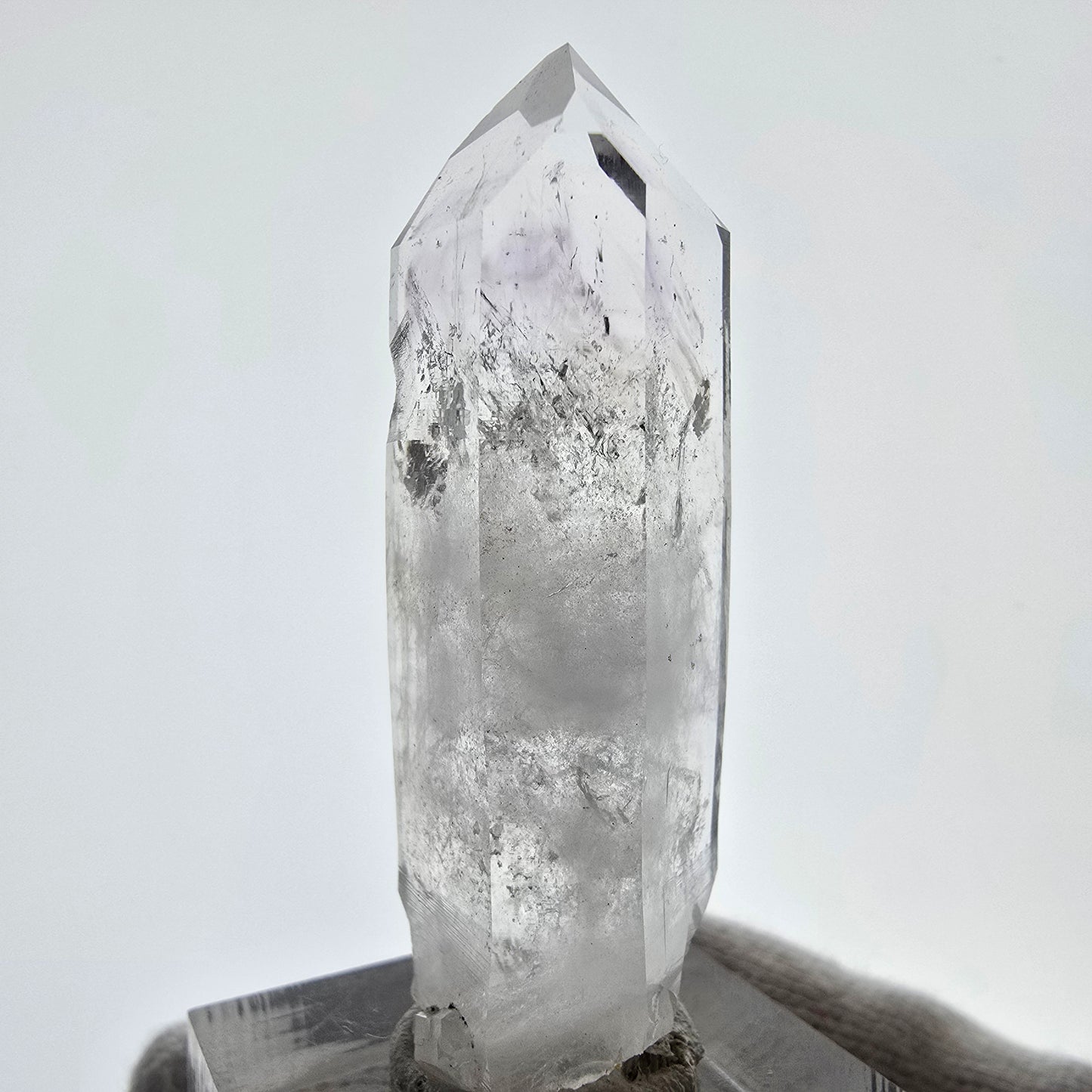 Mine d'améthyste fantôme lémurienne de Point Streep, Goboboseb, Namibie, 50 x 17 x 14 mm