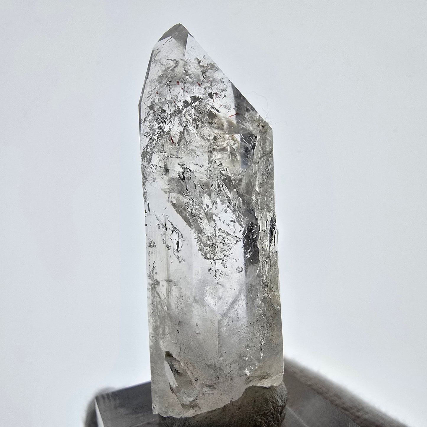 Enhydro Skeleton Smoky Quartz Scepter, 1x Bubble Valentine Pocket, Namibia 51*19*16mm