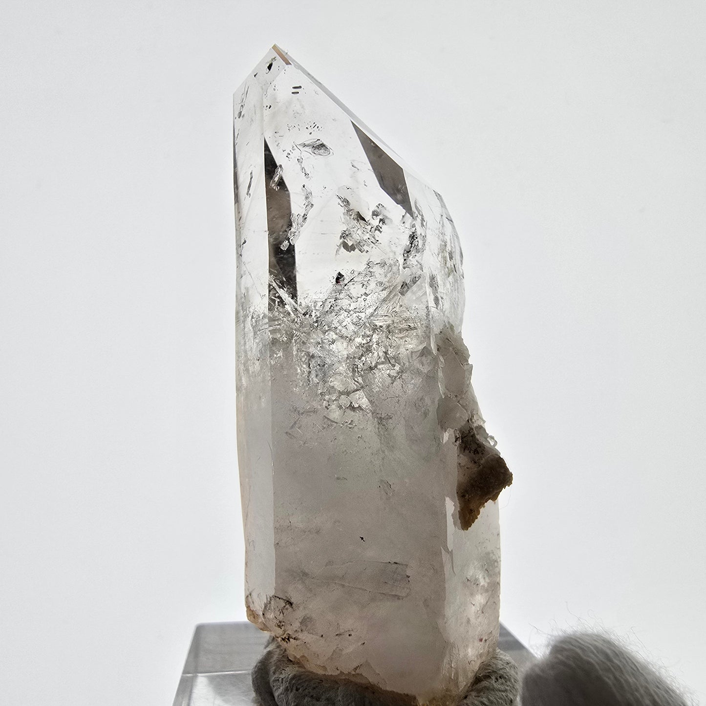 Skeleton Phantom Smoky Quartz Scepter Valentine Pocket, Namibia 51*20*17mm