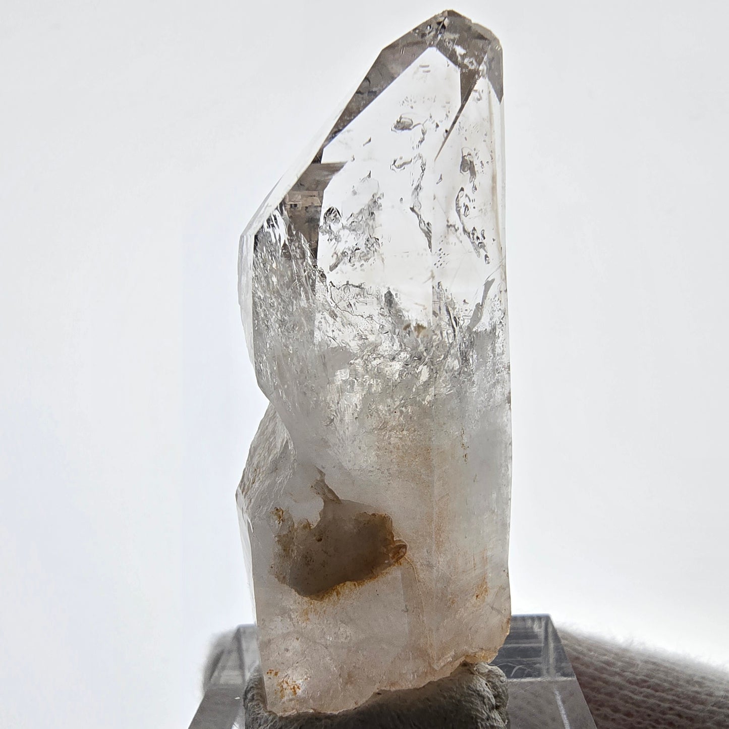 Skeleton Phantom Smoky Quartz Scepter Valentine Pocket, Namibia 51*20*17mm