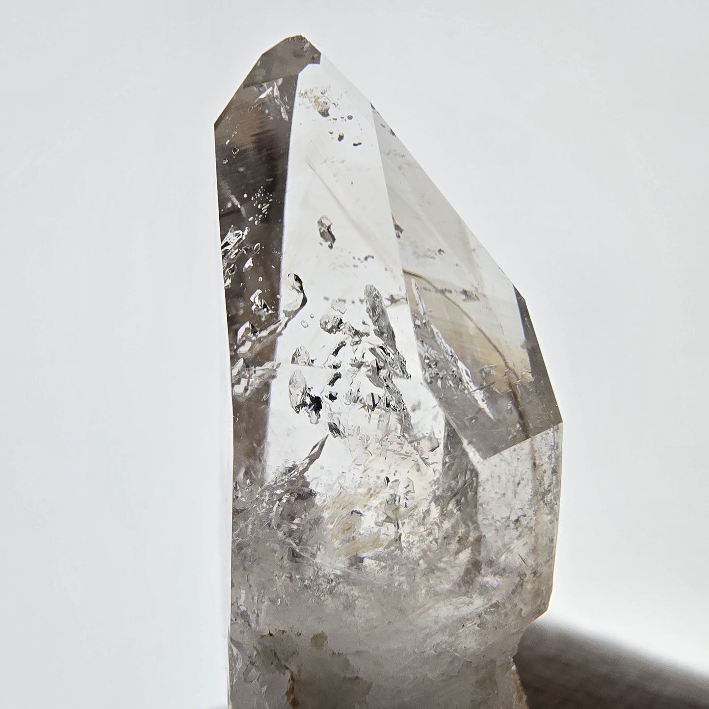 Skeleton Phantom Smoky Quartz Scepter Valentine Pocket, Namibia 51*20*17mm