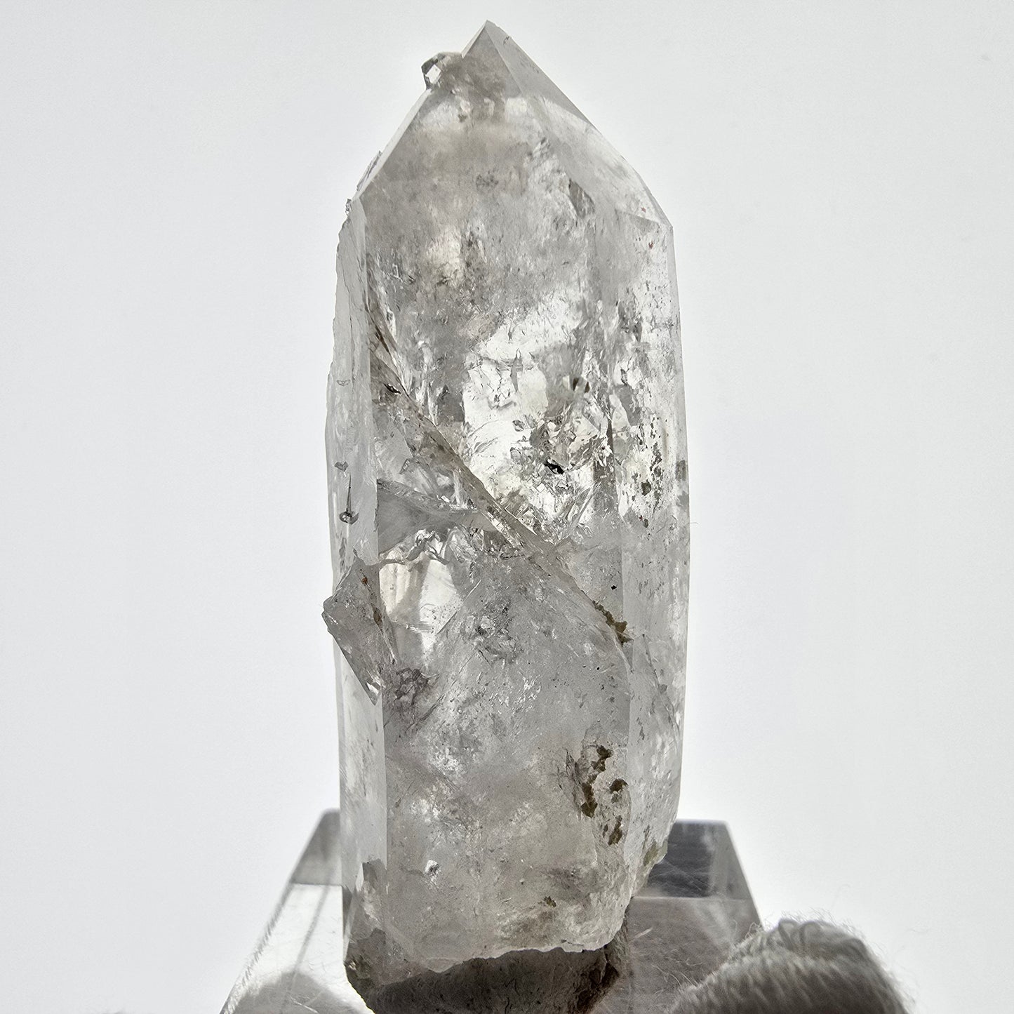 Skeleton Phantom Smoky Quartz Scepter Valentine Pocket, Namibia 51*18*17mm