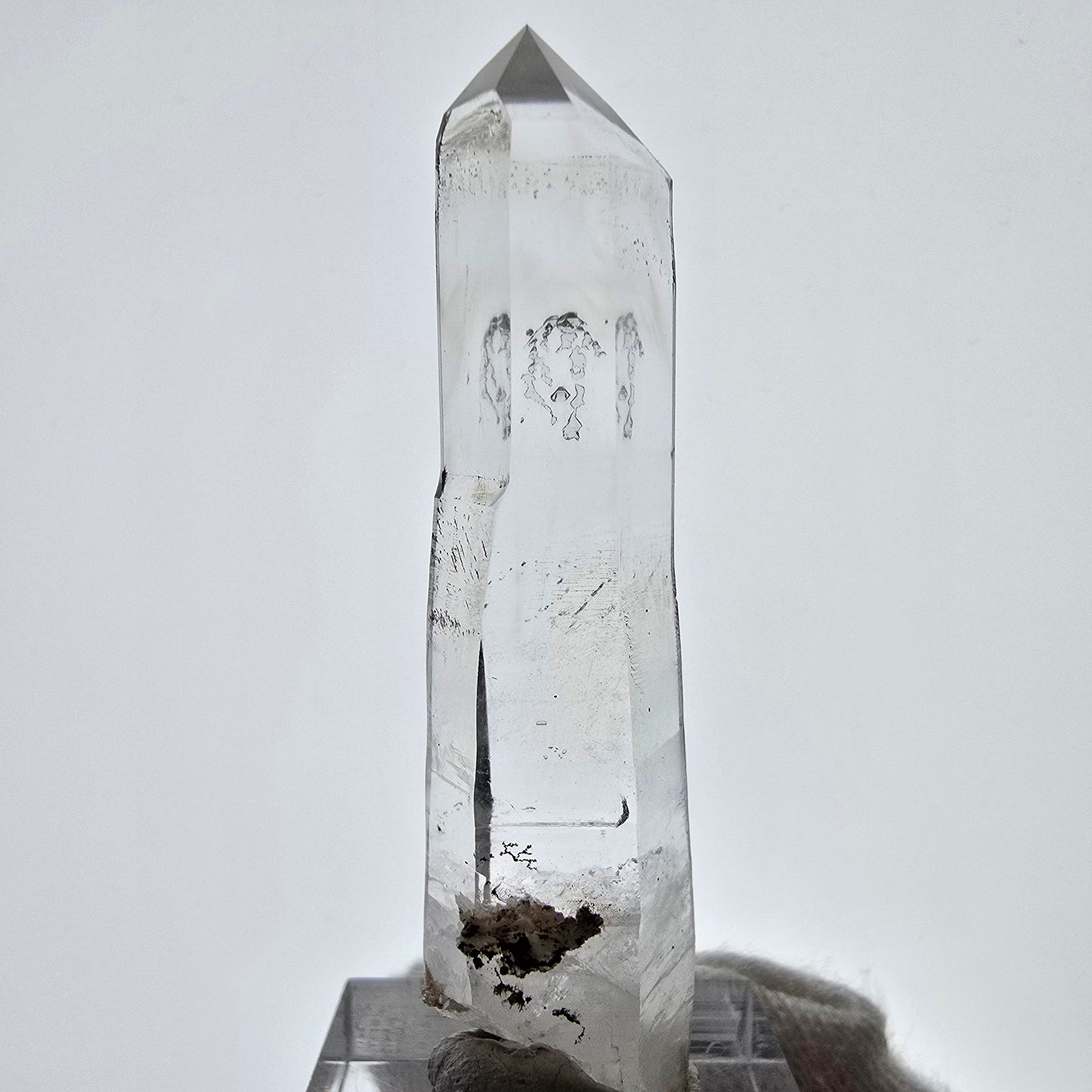 Skeleton Phantom Smoky Quartz Scepter Valentine Pocket, Namibia 59*16*12mm
