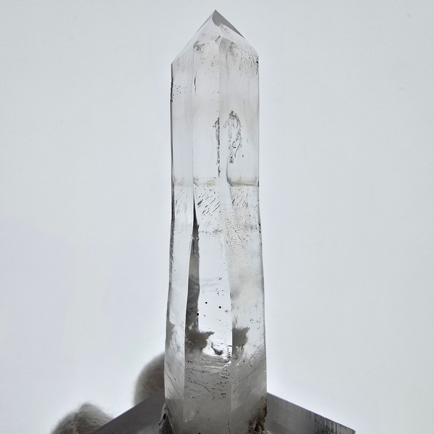 Skeleton Phantom Smoky Quartz Scepter Valentine Pocket, Namibia 59*16*12mm