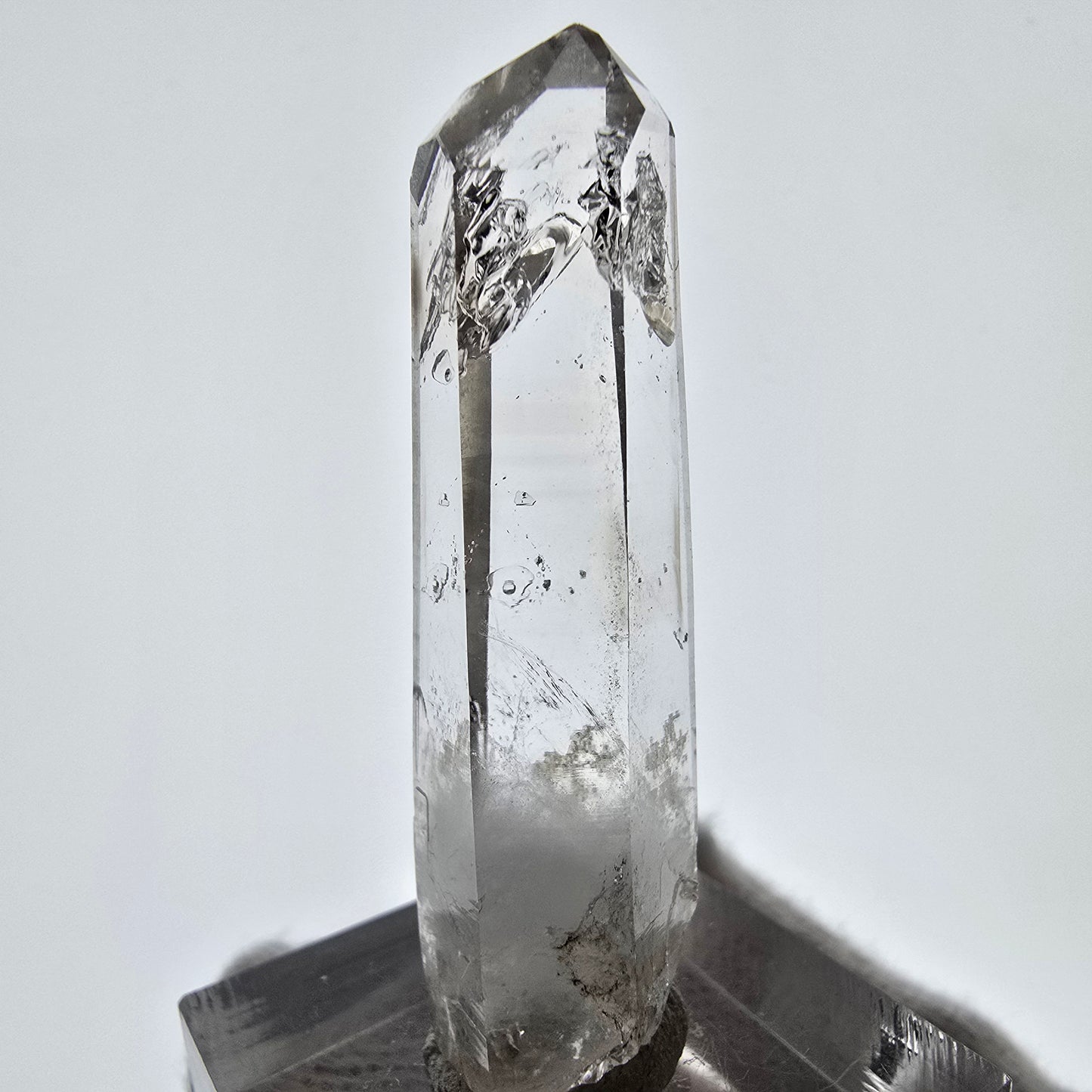 Lemurian Phantom Smoky Quartz Scepter Valentine Pocket, Namibia 46*13*11mm