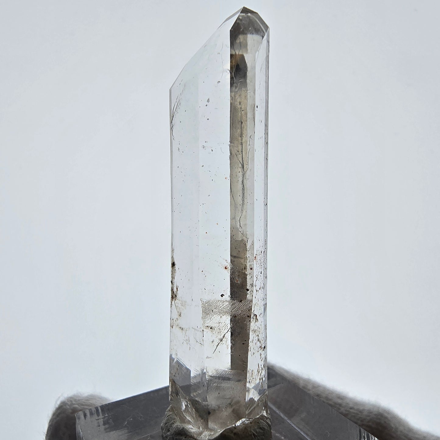Skeleton Phantom Smoky Quartz Scepter Valentine Pocket, Namibia 51*14*9mm