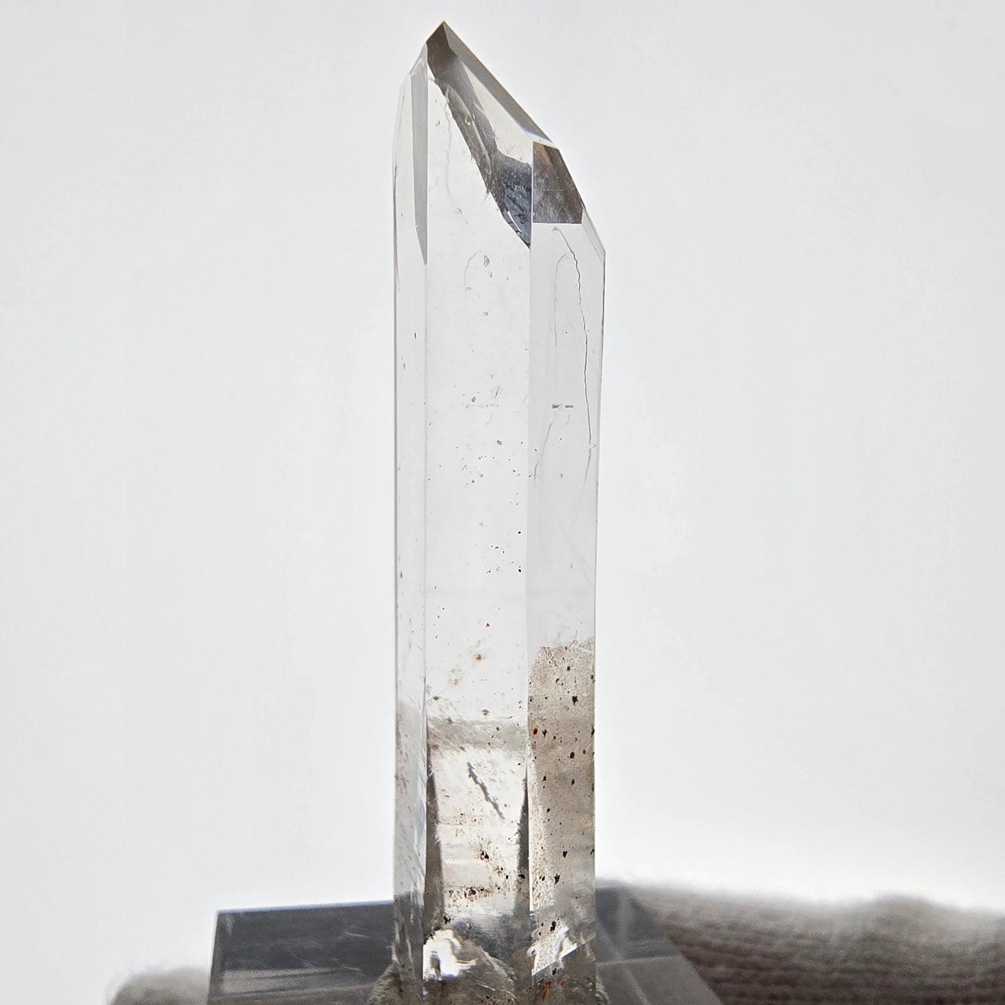 Skeleton Phantom Smoky Quartz Scepter Valentine Pocket, Namibia 51*14*9mm