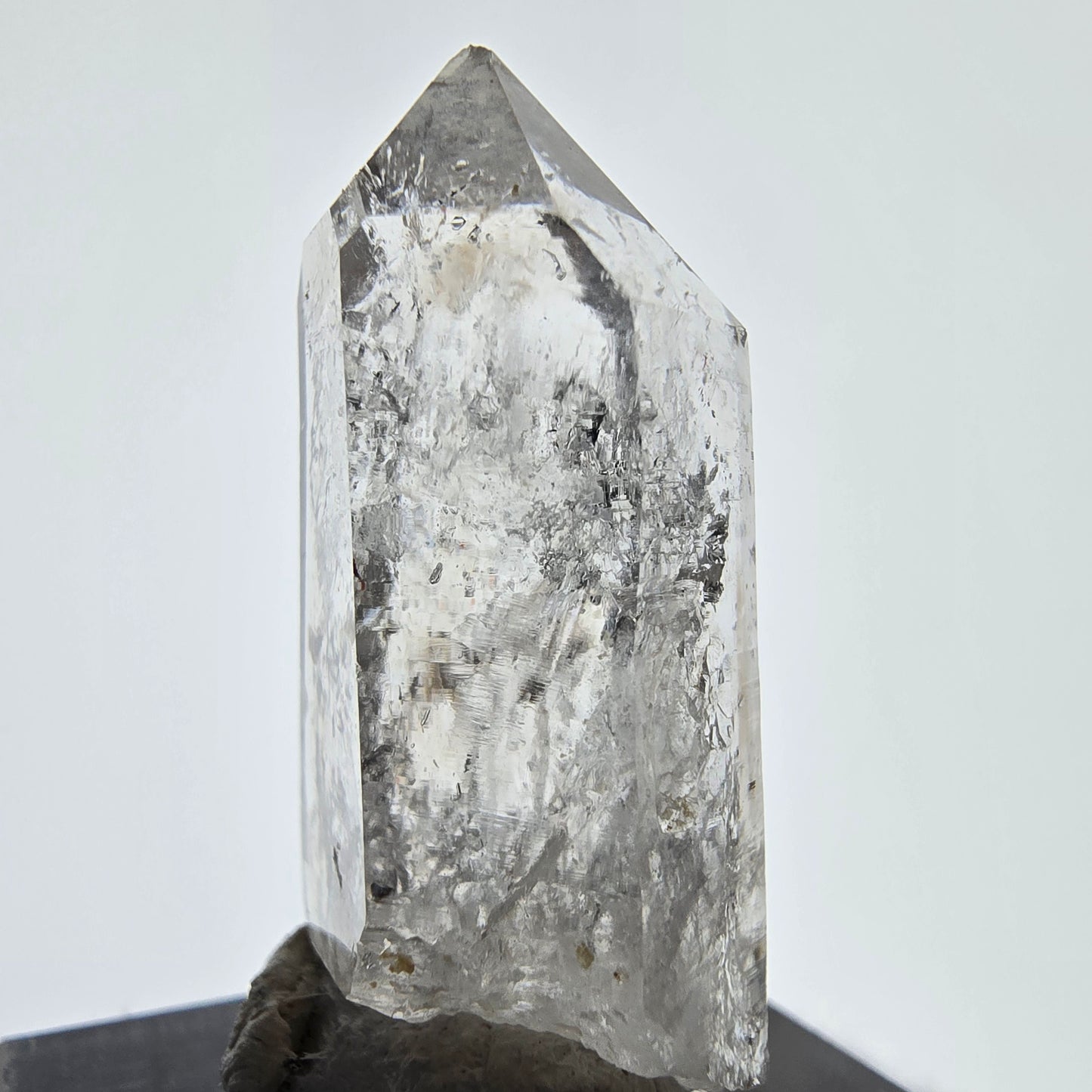 Enhydro Skeleton Smoky Quartz Scepter, 2x Bubble Valentine Pocket, Namibia 35*18*12mm