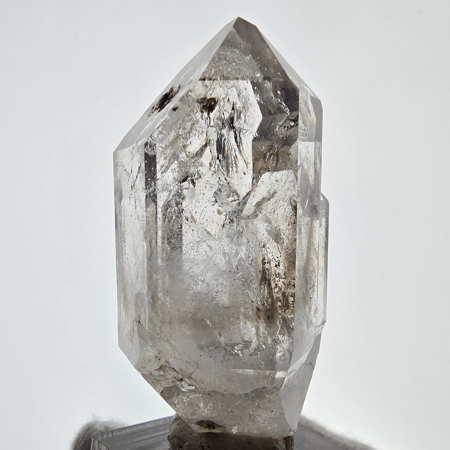 Skeleton Phantom Smoky Quartz DT Scepter Valentine Pocket, Namibia 55*25*25mm