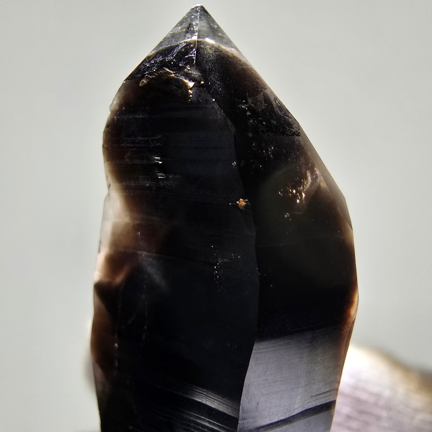 Skeleton Phantom Smoky Quartz DT Scepter Valentine Pocket, Namibia 59*18*15mm