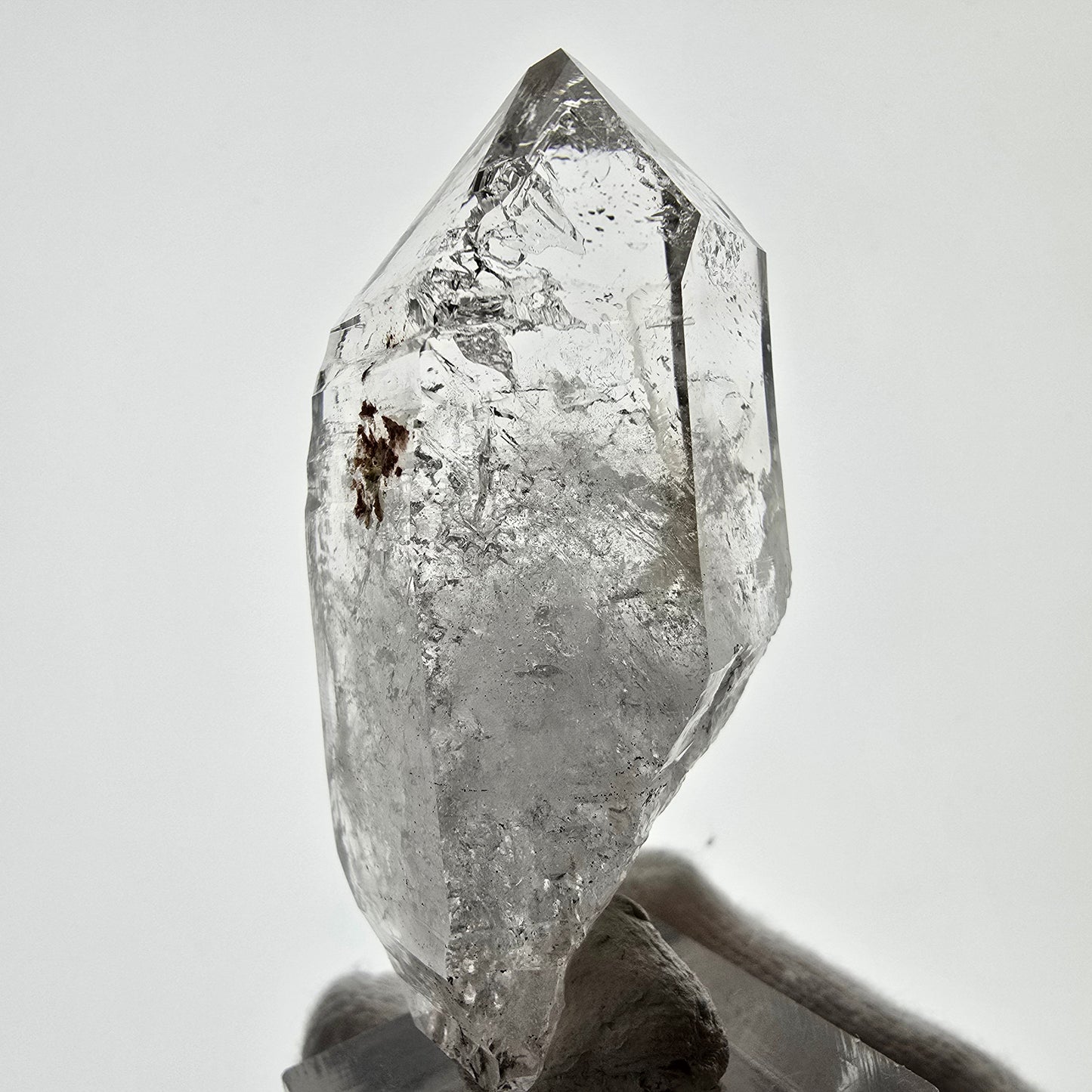Skeleton Phantom Smoky Quartz DT Scepter Valentine Pocket, Namibia 64*30*24mm