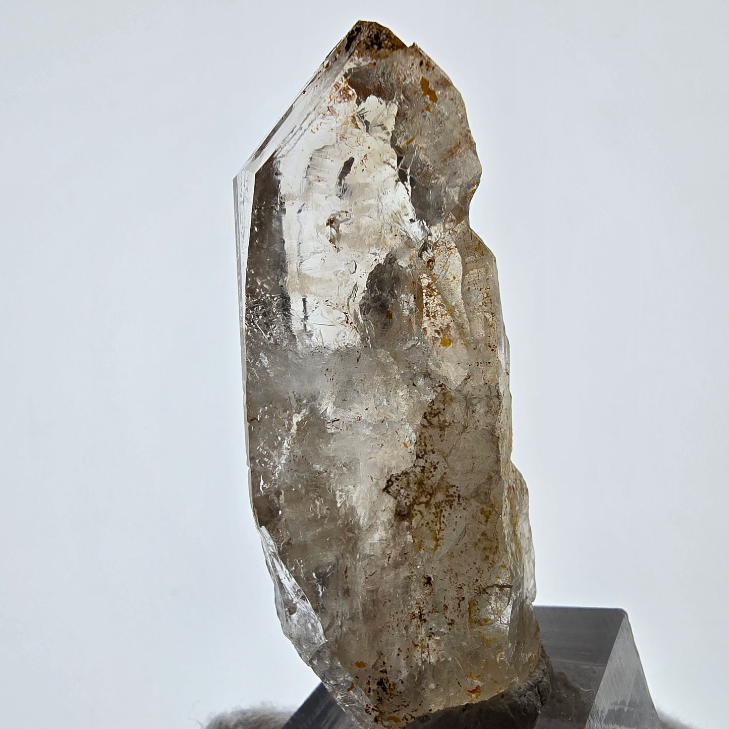 Skeleton Phantom Smoky Quartz Scepter Valentine Pocket, Namibia 62*23*18mm