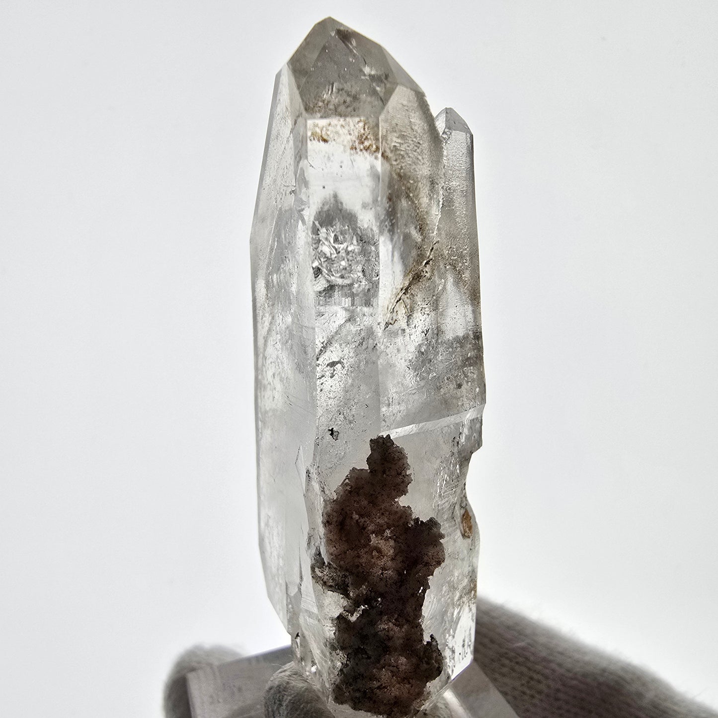 Skeleton Phantom Smoky Quartz DT Scepter Valentine Pocket, Namibia 63*27*17mm