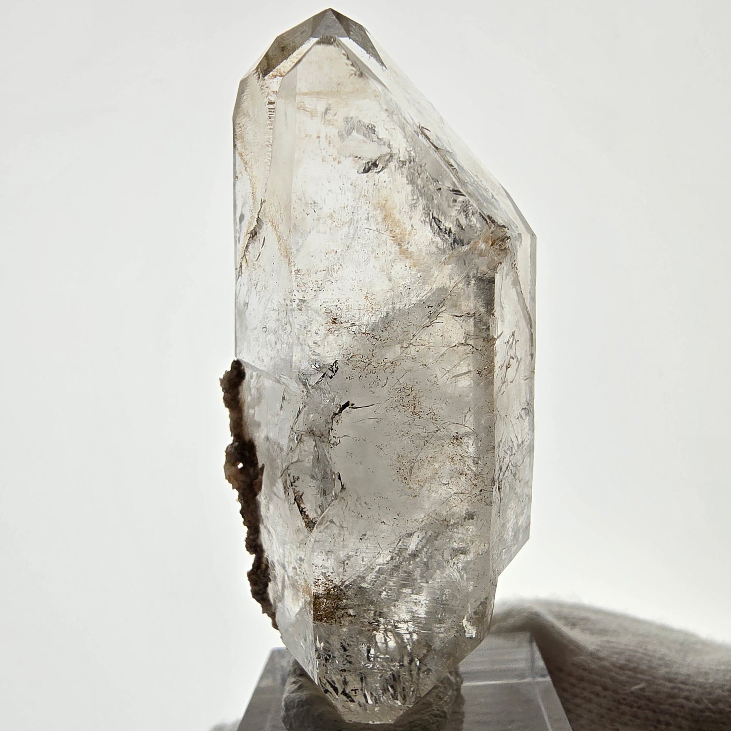 Skeleton Phantom Smoky Quartz DT Scepter Valentine Pocket, Namibia 63*27*17mm