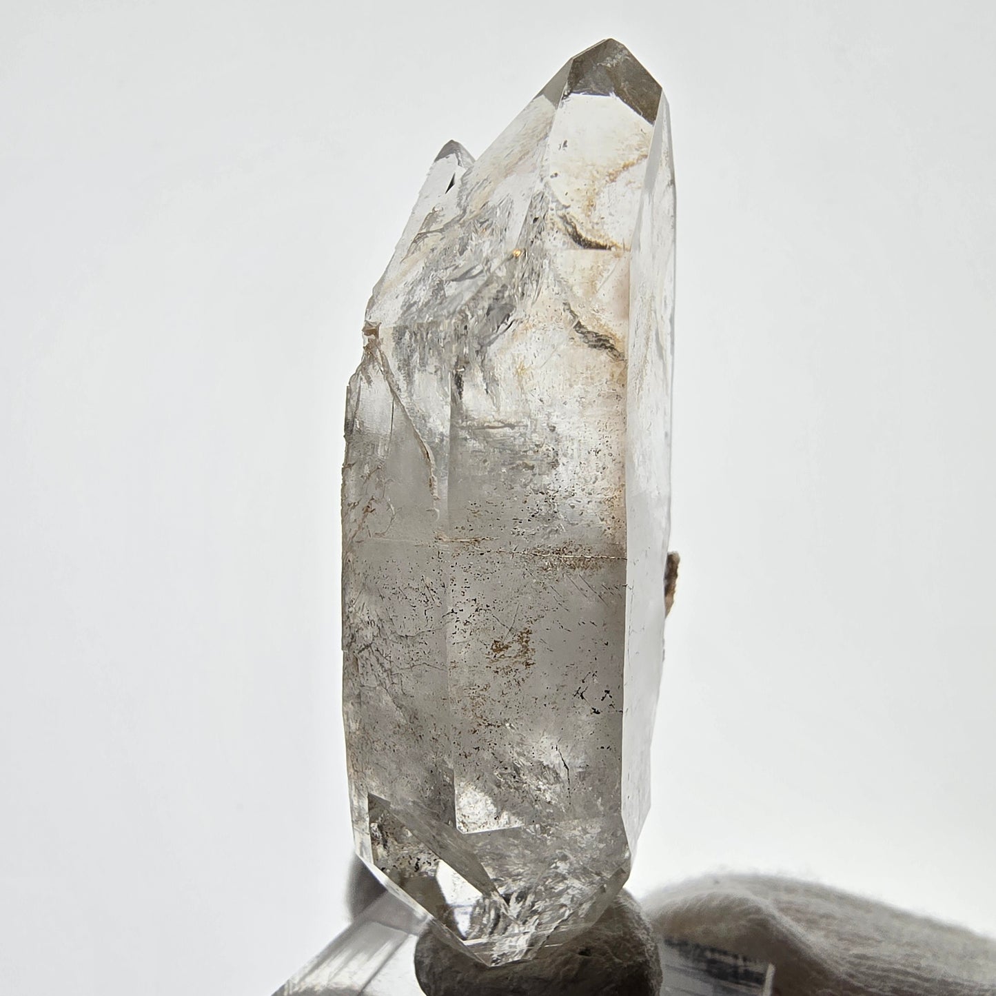Skeleton Phantom Smoky Quartz DT Scepter Valentine Pocket, Namibia 63*27*17mm