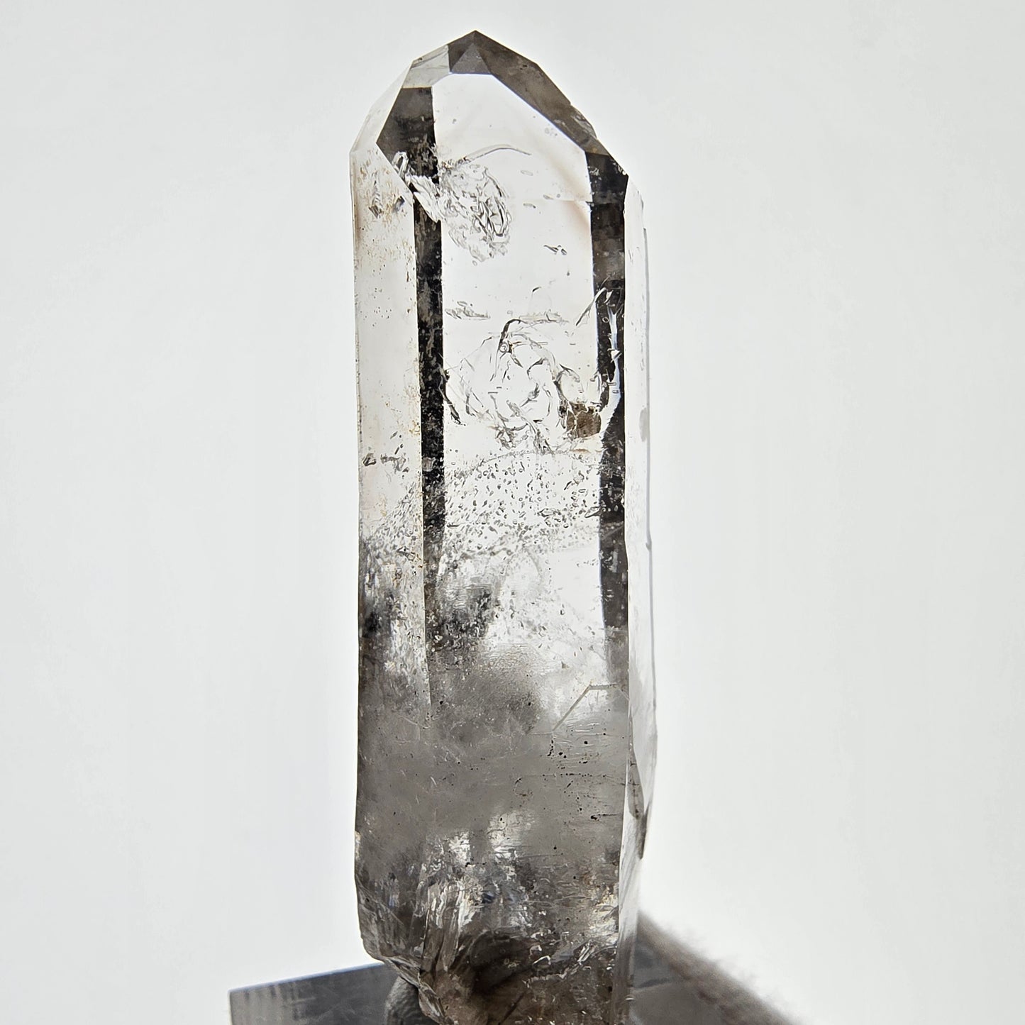 Sceptre DT en quartz fumé squelette Enhydro, 1 pochette bulle Saint-Valentin, Namibie 60 x 20 x 15 mm
