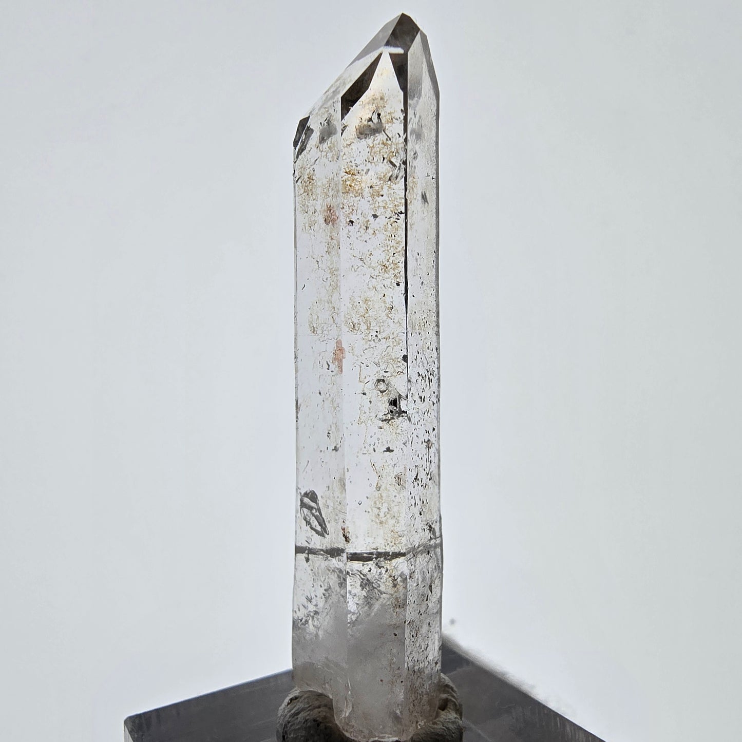 Enhydro Lemurian Smoky Quartz Scepter, 1x Bubble Valentine Pocket, Namibia 52*12*9mm