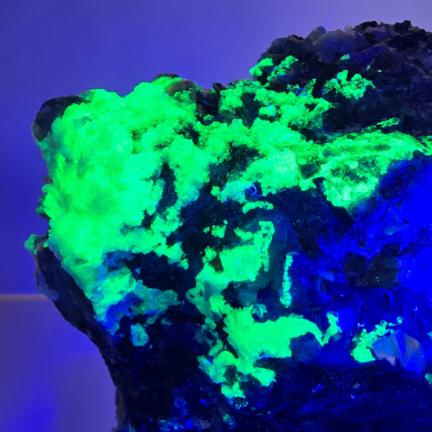 Fluorite fantôme XL, muscovite, hyalite, quartz fumé, tourmaline Schörl, Erongo, Namibie, 107 x 105 x 67 mm